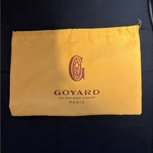 Goyard Yellow Toiletry Bag
